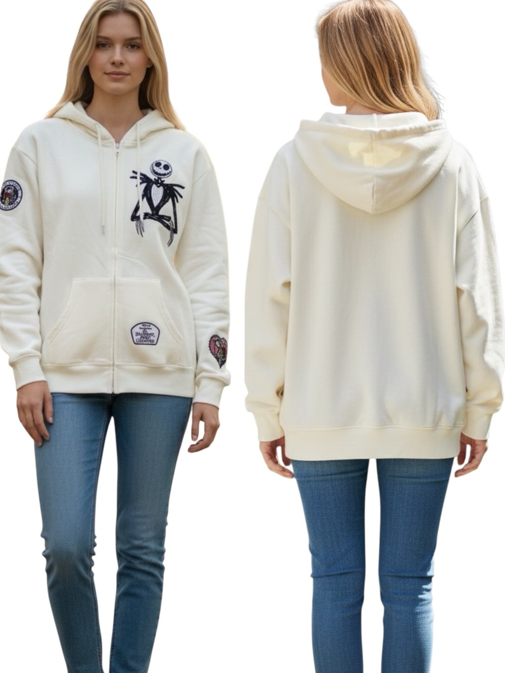 DISNEY NIGHTMARE BEFORE CHRISTMAS Jack Skellington Hoodie